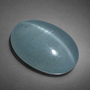 Acquamarina Occhio di Gatto Verde blu naturale da 11.78 ct, Taglio ovale, Traslucido