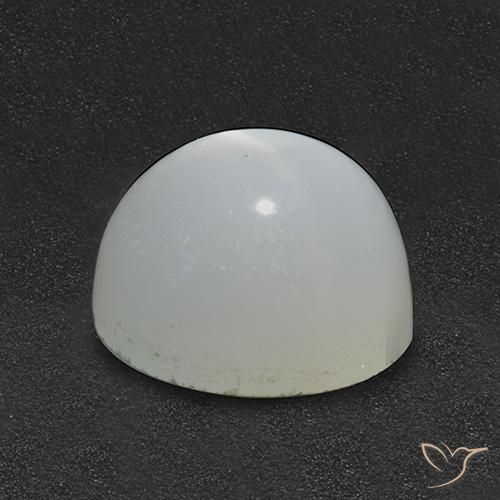 Pietra di luna occhio di gatto Bianco naturale da 2.51 ct, Rotondo, Traslucido