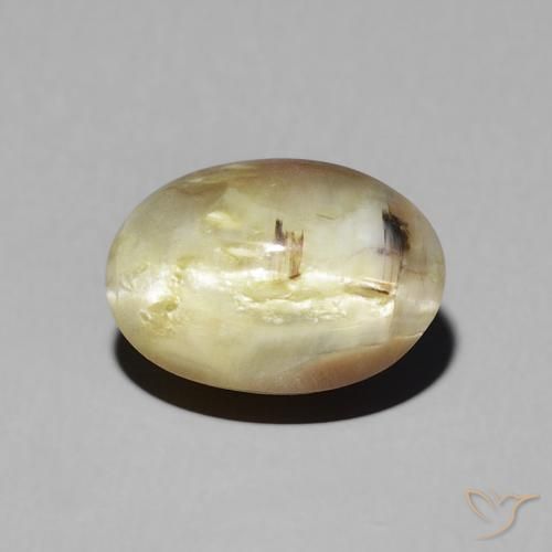2.72ct Naturale Marrone dorato Opale Occhio di Gatto, Ovale, Traslucido