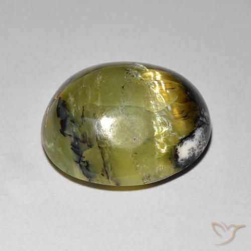 Opale Occhio di Gatto Terra Verde naturale da 7.49 ct, Ovale, Opaco