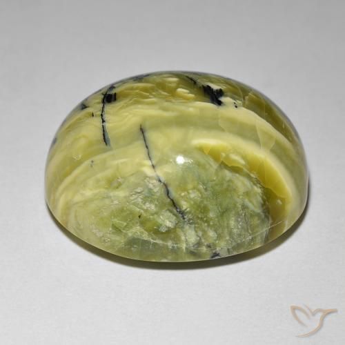 Opale Occhio di Gatto Terra Verde naturale da 24.01 ct, Ovale, Opaco