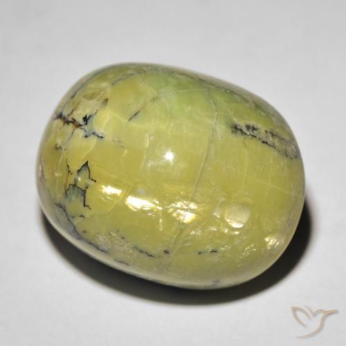 Opale Occhio di Gatto Terra Verde naturale da 19.06 ct, Ovale, Opaco