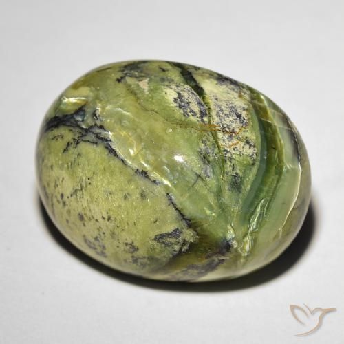 Opale Occhio di Gatto Terra Verde naturale da 15.89 ct, Ovale, Opaco