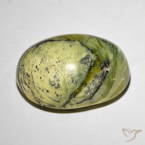 Opale Occhio di Gatto Terra Verde naturale da 15.89 ct, Ovale, Opaco