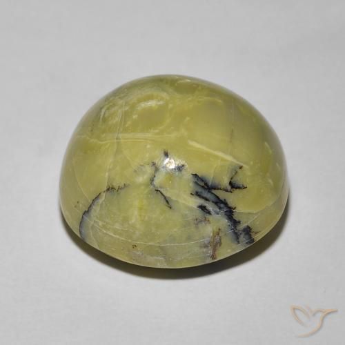 Opale Occhio di Gatto Verde caldo naturale da 7.23 ct, Ovale, Opaco