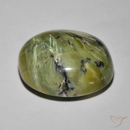 Opale Occhio di Gatto Verde medio naturale da 17.19 ct, Ovale, Opaco
