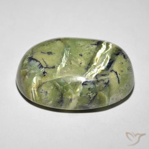 Opale Occhio di Gatto Terra Verde naturale da 21.32 ct, Ovale, Opaco
