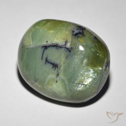 Opale Occhio di Gatto Terra Verde naturale da 18.89 ct, Ovale, Opaco