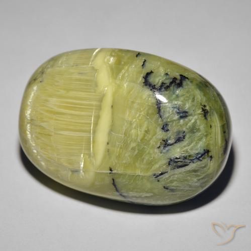 Opale Occhio di Gatto Terra Verde naturale da 39.60 ct, Ovale, Opaco