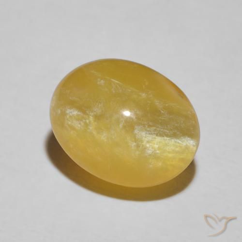 Opale Occhio di Gatto giallo oro naturale da 4.10 ct, Ovale, Opaco