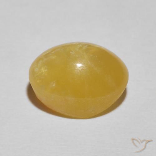 Opale Occhio di Gatto giallo oro naturale da 4.10 ct, Ovale, Opaco