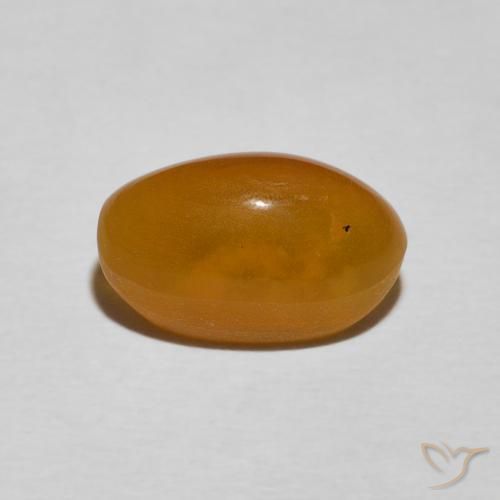 Opale Occhio di Gatto Marrone dorato naturale da 3.26 ct, Ovale, Opaco