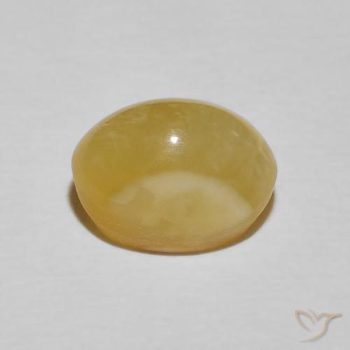 Opale Occhio di Gatto Giallo Toscana naturale da 2.28 ct, Ovale, Opaco