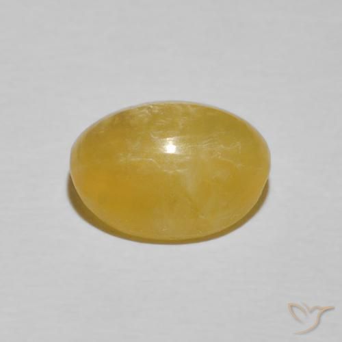 Opale Occhio di Gatto giallo oro naturale da 2.80 ct, Ovale, Opaco