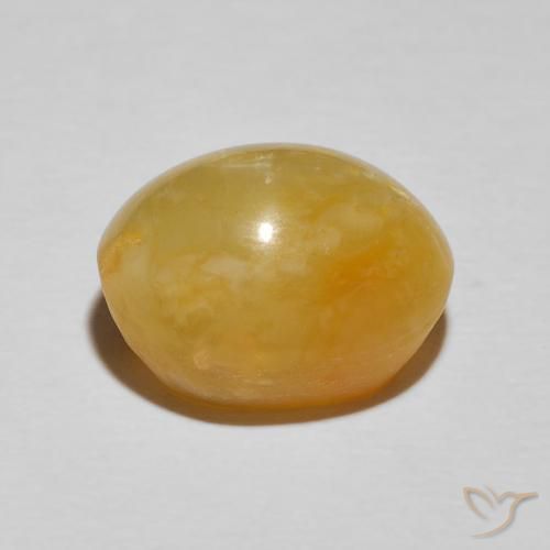 Opale Occhio di Gatto Dorato naturale da 7.90 ct, Ovale, Opaco