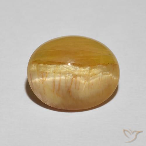 4.86ct Naturale Marrone dorato Opale Occhio di Gatto, Ovale, Opaco