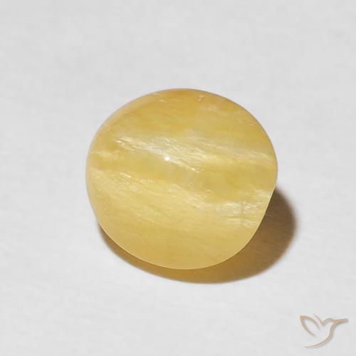 Opale Occhio di Gatto Giallo Toscana naturale da 1.78 ct, Ovale, Opaco