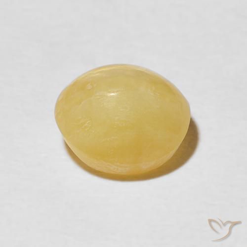 Opale Occhio di Gatto Giallo Toscana naturale da 1.78 ct, Ovale, Opaco