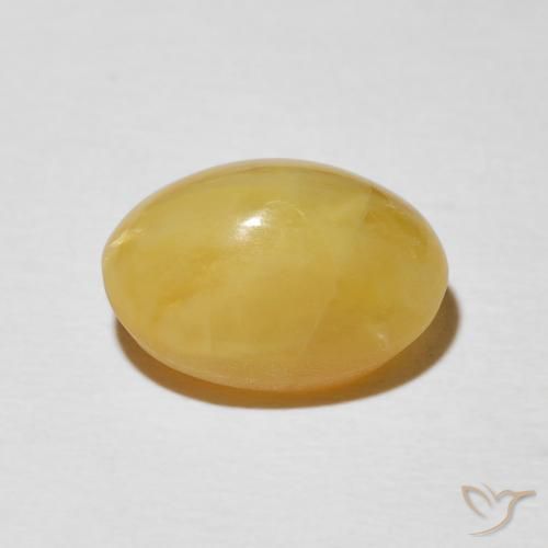 Opale Occhio di Gatto Dorato medio naturale da 4.36 ct, Ovale, Opaco