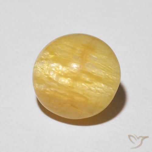 Opale Occhio di Gatto Dorato medio naturale da 4.42 ct, Ovale, Opaco