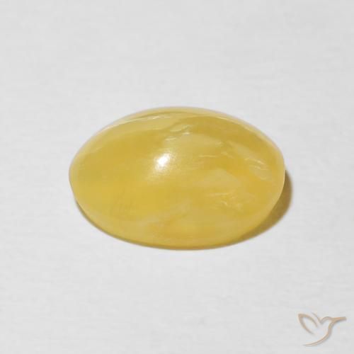 Opale Occhio di Gatto Giallo dorato naturale da 2.65 ct, Ovale, Opaco