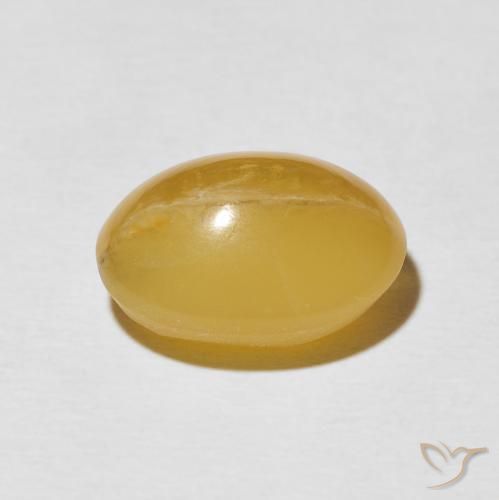 Opale Occhio di Gatto Arancio dorato naturale da 5.81 ct, Ovale, Opaco