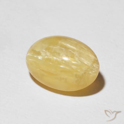 Opale Occhio di Gatto Dorato medio naturale da 4.03 ct, Ovale, Opaco