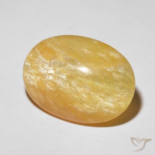 Opale Occhio di Gatto Oro medio naturale da 19.78 ct, Ovale, Opaco