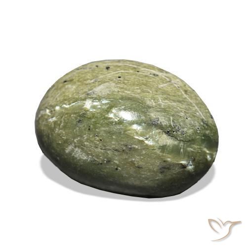 Opale Occhio di Gatto Terra Verde naturale da 4.77 ct, Ovale, Opaco