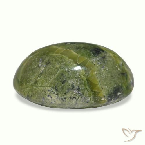 Cat's eye opal naturale multicolore da 9,74 ct, taglio ovale, opaco