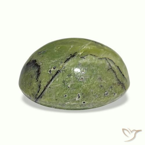 Cat's eye opal naturale multicolore da 5,40 ct, taglio ovale, opaco