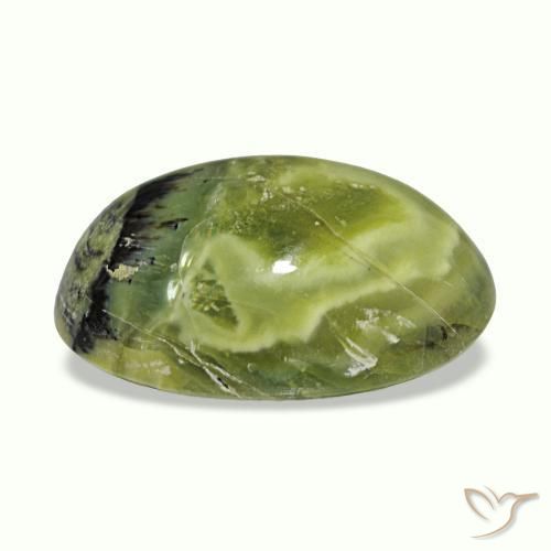 Cat's eye opal naturale multicolore da 8,39 ct, taglio ovale, opaco
