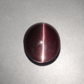 Cat's eye scapolite naturale marrone da 4,00 ct, taglio ovale, opaco