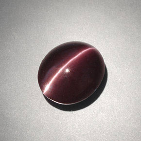 Cat's eye scapolite naturale marrone da 4,00 ct, taglio ovale, opaco