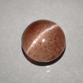 Cat's eye scapolite naturale marrone da 1,96 ct, trasparente, trasparente/traslucido
