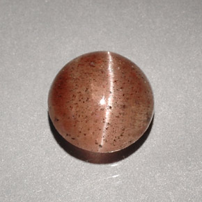 Cat's eye scapolite naturale marrone da 1,96 ct, trasparente, trasparente/traslucido