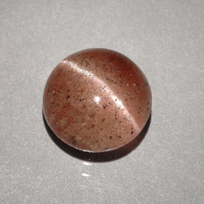 Cat's eye scapolite naturale marrone da 1,96 ct, trasparente, trasparente/traslucido