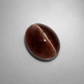Cat's eye scapolite naturale marrone da 8,31 ct, taglio ovale, traslucido
