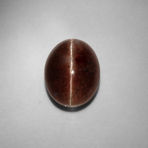 Cat's eye scapolite naturale marrone da 8,31 ct, taglio ovale, traslucido