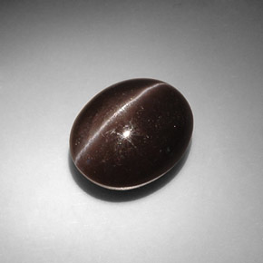Cat's eye scapolite naturale marrone da 8,66 ct, taglio ovale, traslucido