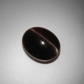 Cat's eye scapolite naturale marrone da 11,50 ct, taglio ovale, traslucido