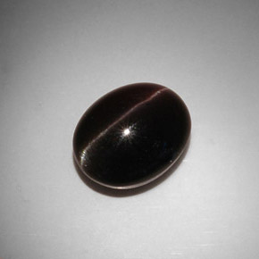 Cat's eye scapolite naturale marrone da 11,50 ct, taglio ovale, traslucido