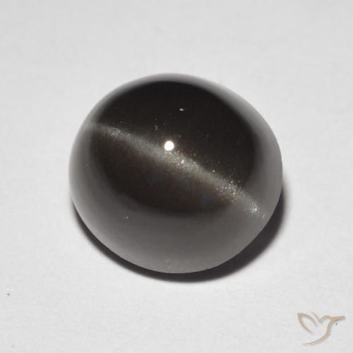 Cat's eye scapolite naturale marrone da 3,32 ct, taglio ovale, traslucido
