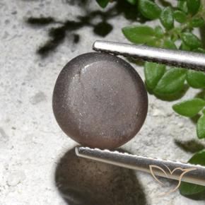 Scapolite occhio di gatto Marrone naturale da 2.76 ct, Rotondo, Traslucido