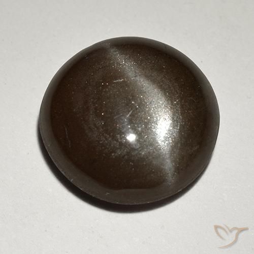 Scapolite occhio di gatto ombra marrone naturale da 2.99 ct, Rotondo, Traslucido