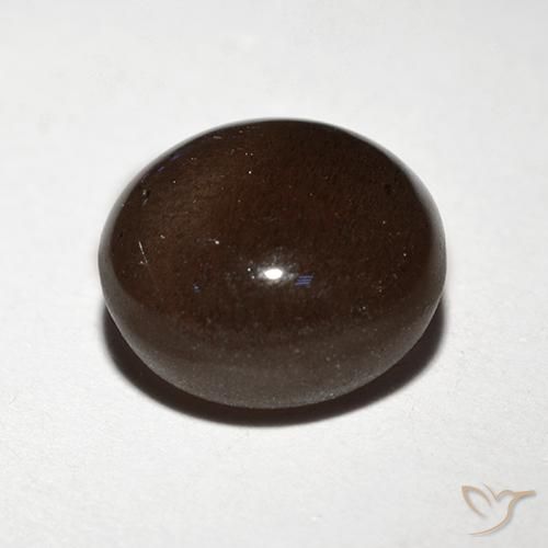 Scapolite occhio di gatto Marrone cioccolato naturale da 3.10 ct, Rotondo, Traslucido
