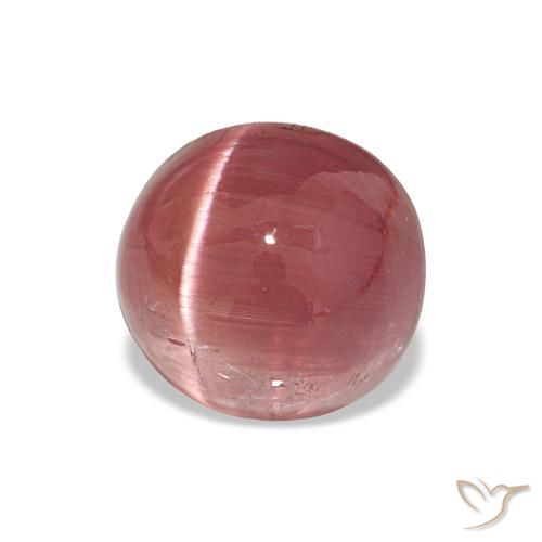 Tormalina occhio di gatto Rosso violaceo naturale da 4.93 ct, Taglio ovale, Traslucido