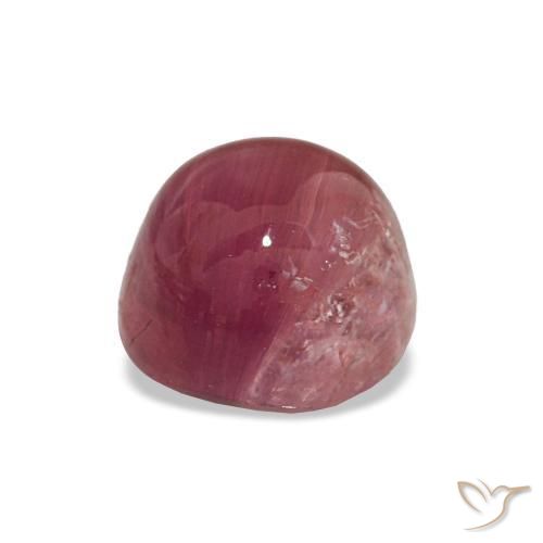 Tormalina occhio di gatto Rosso violaceo naturale da 4.93 ct, Taglio ovale, Traslucido