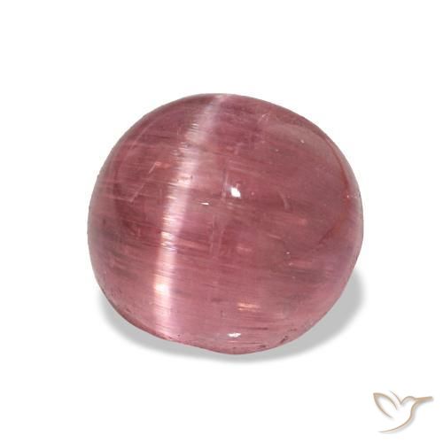 Tormalina occhio di gatto Rosa medio naturale da 2.64 ct, Taglio ovale, Traslucido