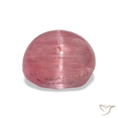 Tormalina occhio di gatto Rosa medio naturale da 2.64 ct, Taglio ovale, Traslucido
